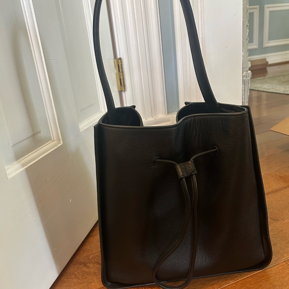 Philip Lim Black large Soleil bucket drawstring Bag